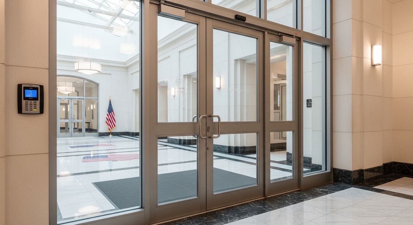 Secure facility entrance